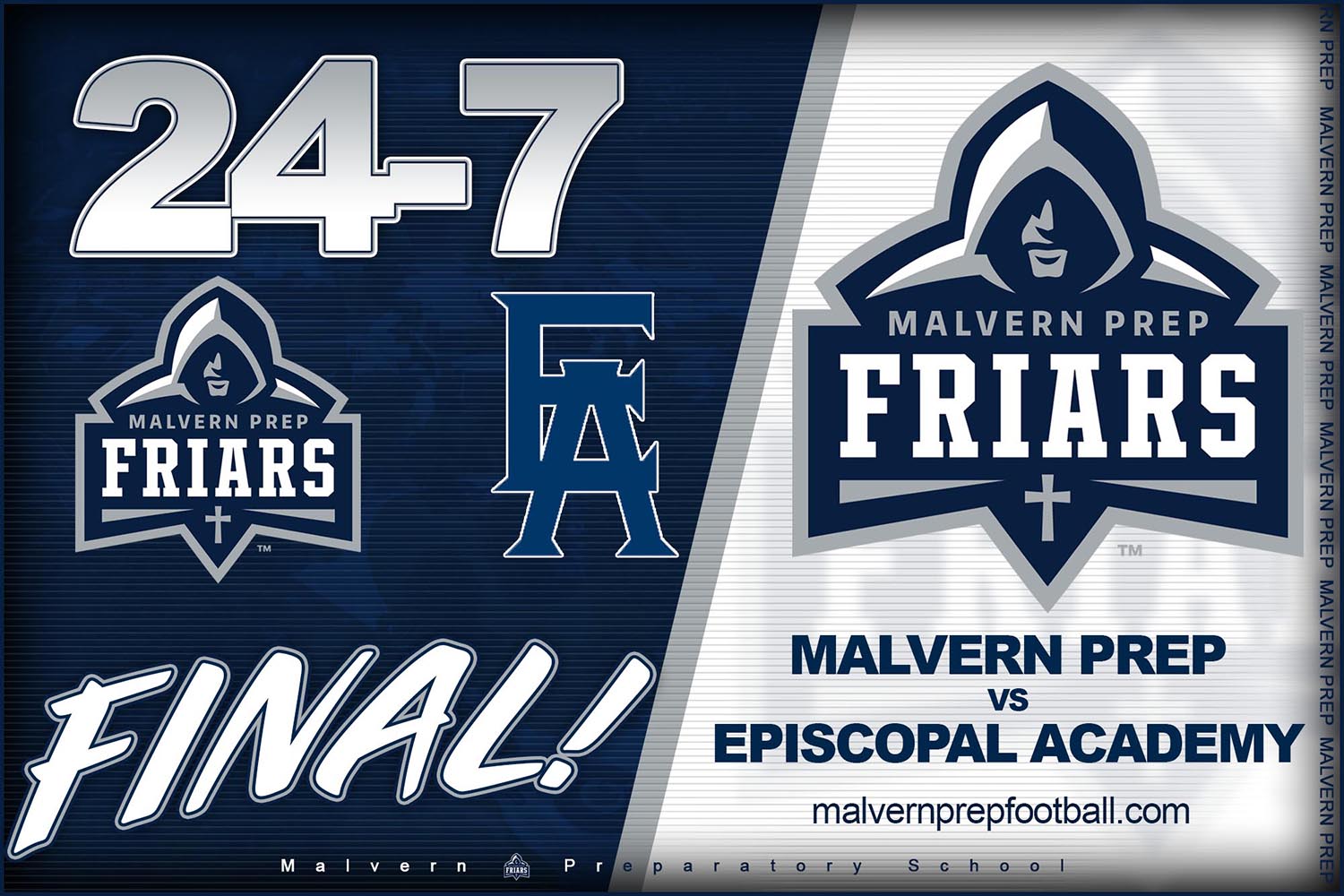 Malvern Prep Friars Football!