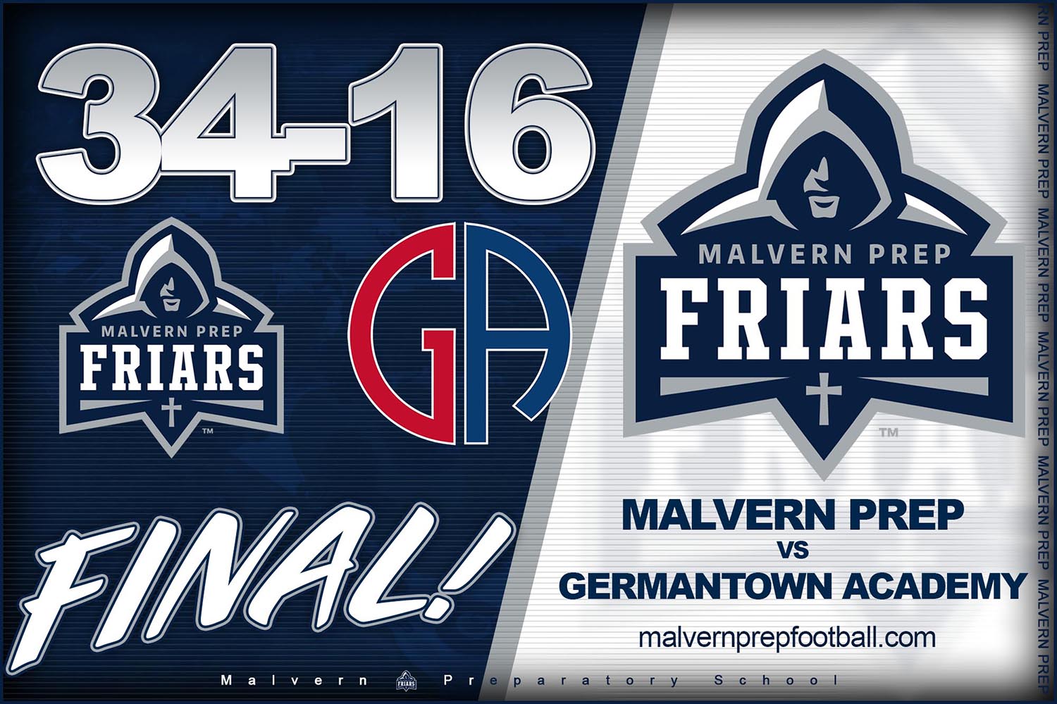 Malvern Prep Friars Football!