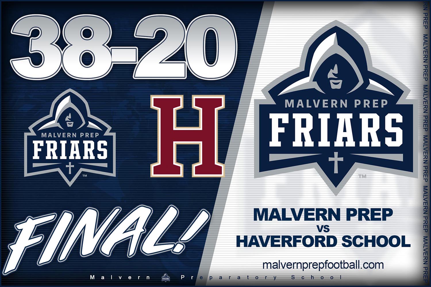 Malvern Prep Friars Football!