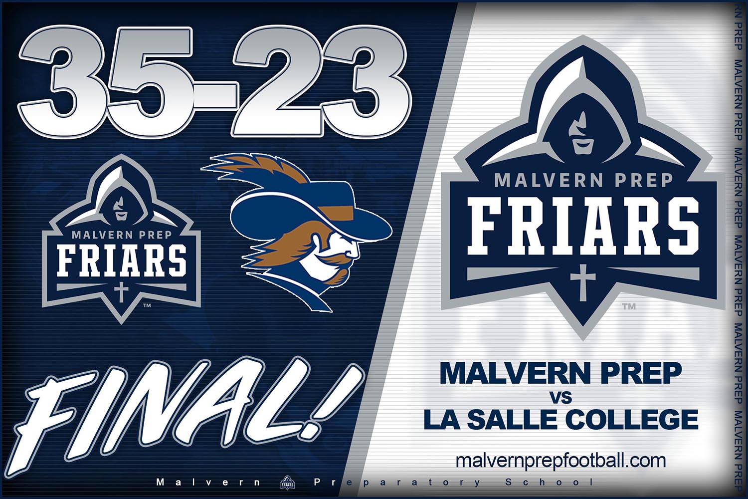 Malvern Prep Friars Football!