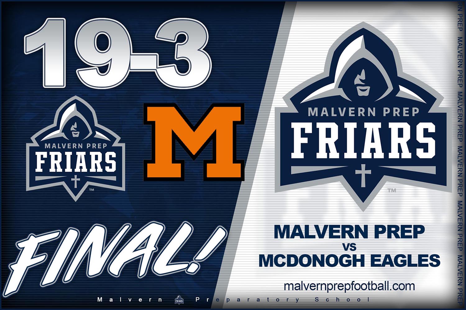 Malvern Prep Friars Football!
