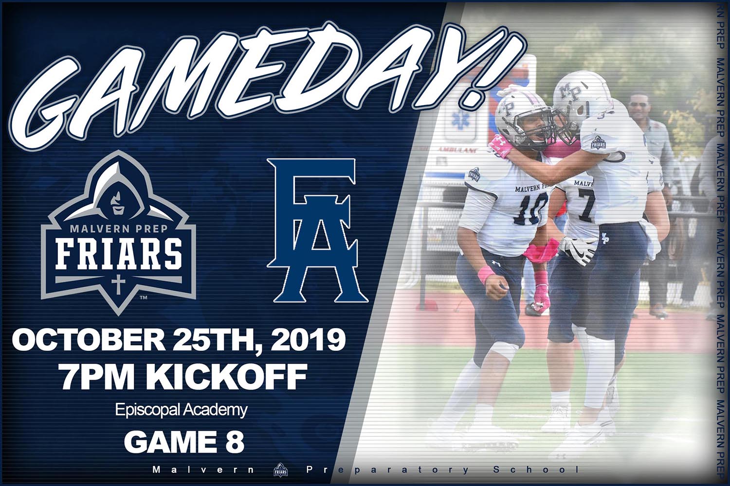 Malvern Prep Football vs Episcopal Academy Gameday