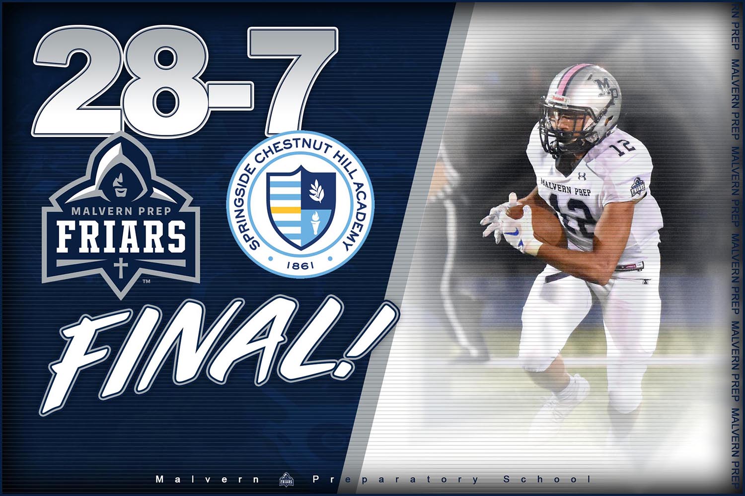 Malvern Prep 28 Springside Chestnut Hill Academy 7