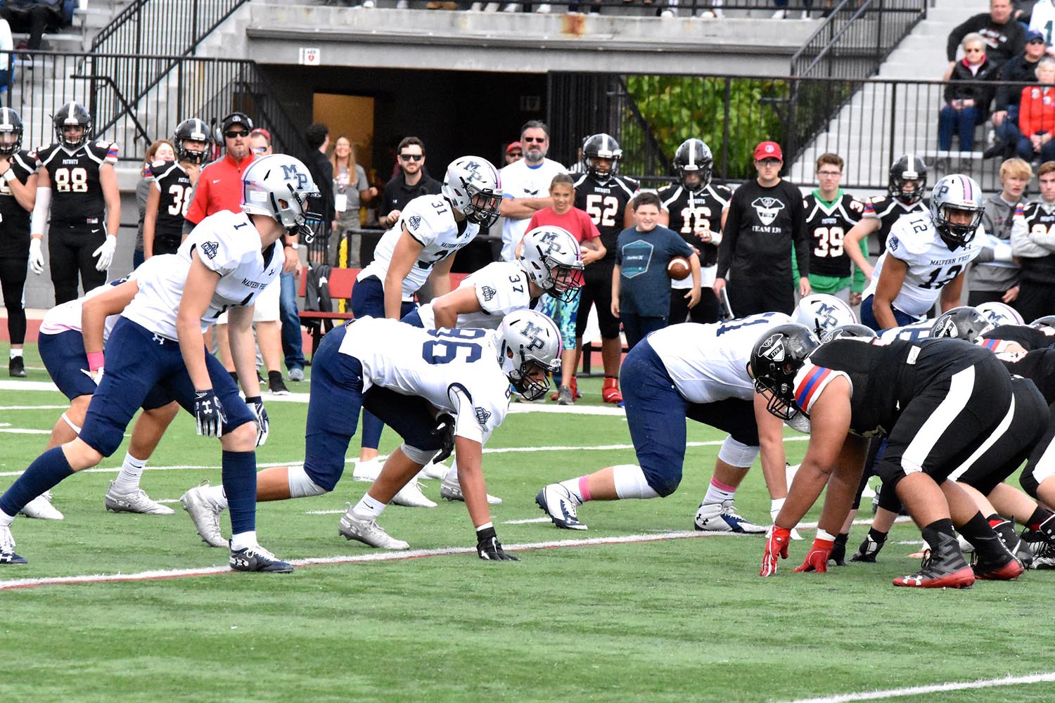Malvern Prep Football 33 Germantown Academy 21 Defense all Set
