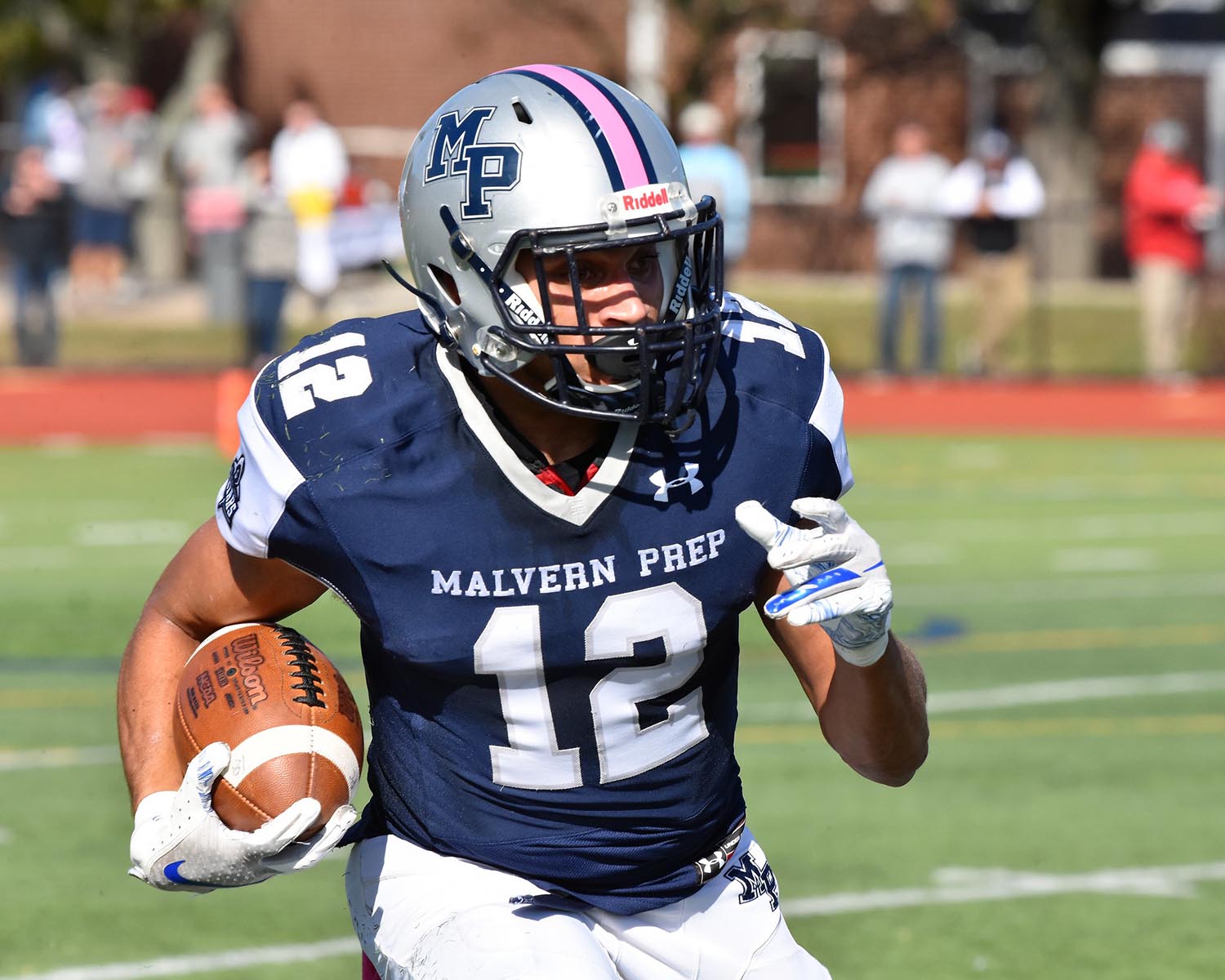 Malvern Prep Football vs William Penn running the ball!