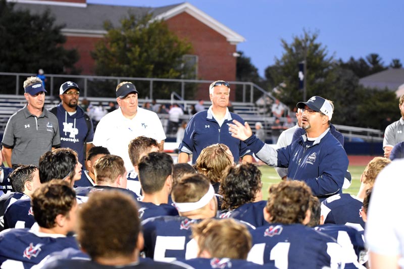 Gameday! Malvern Prep Football Scrimmage running Coach Speaks to the team!