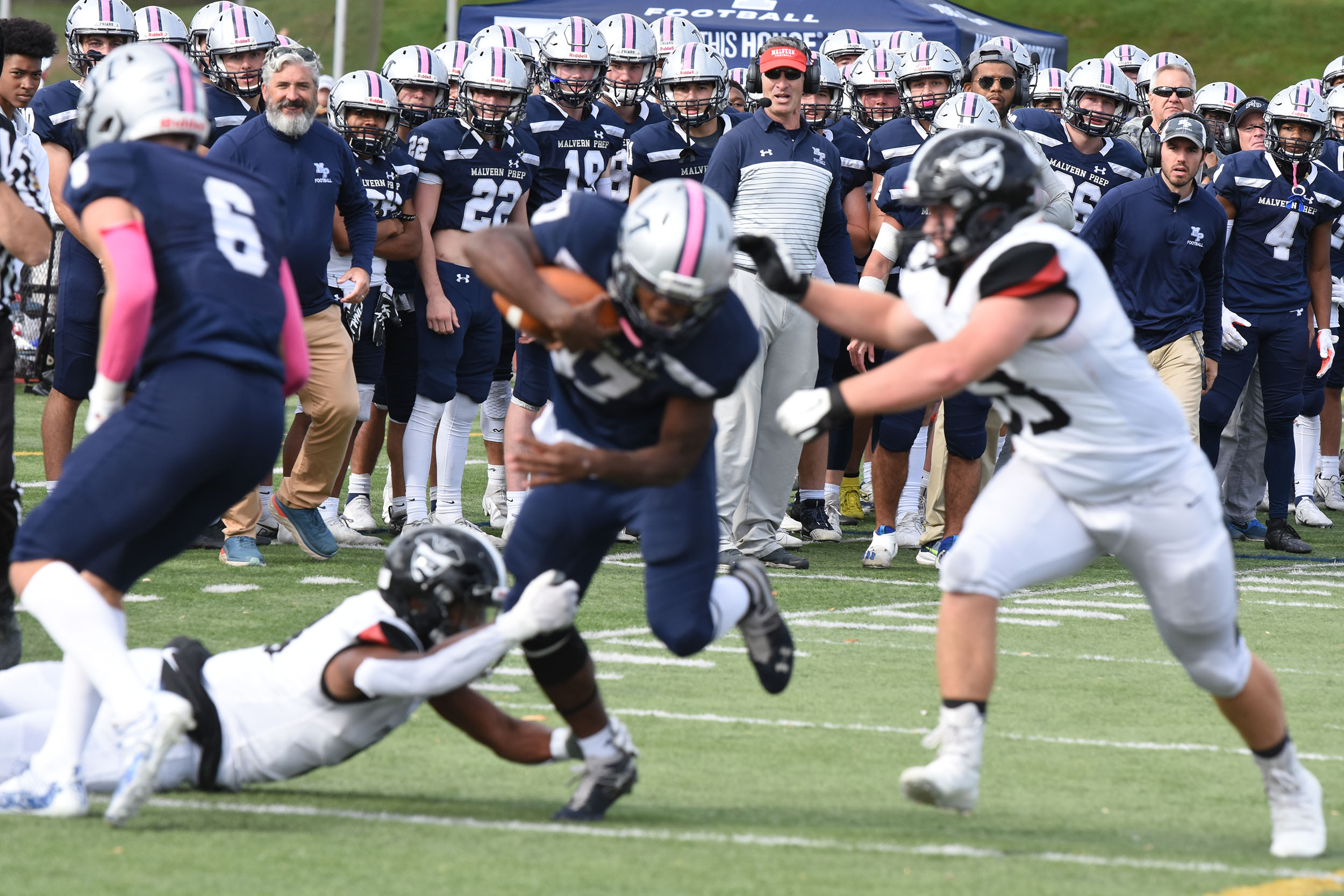 Malvern Prep vs Germantown Get in the Endzone!