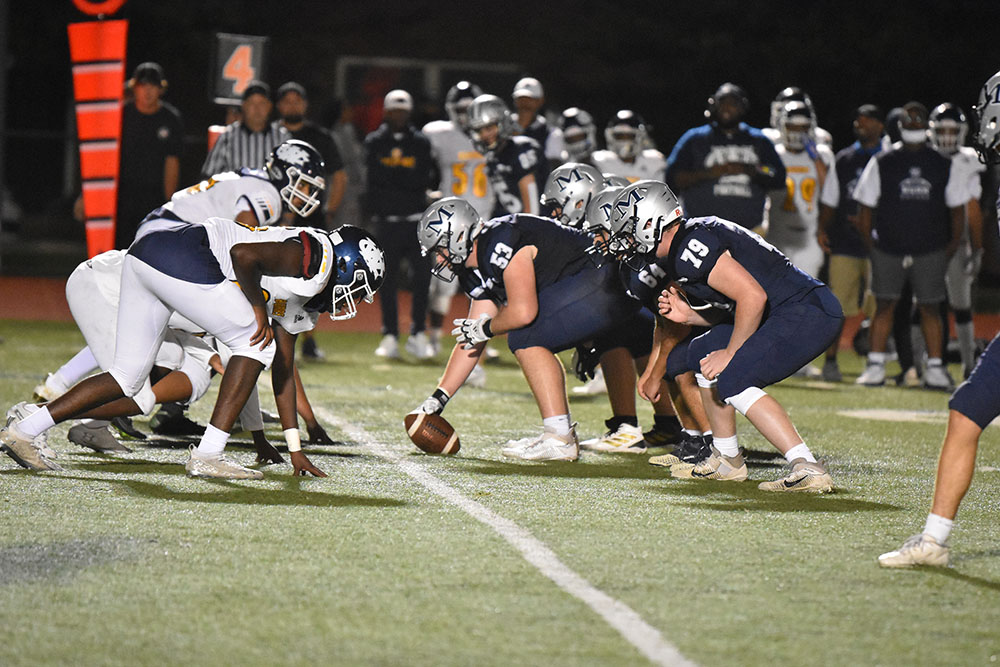 Malvern Prep vs West Caltholic- Offensive Lineman!