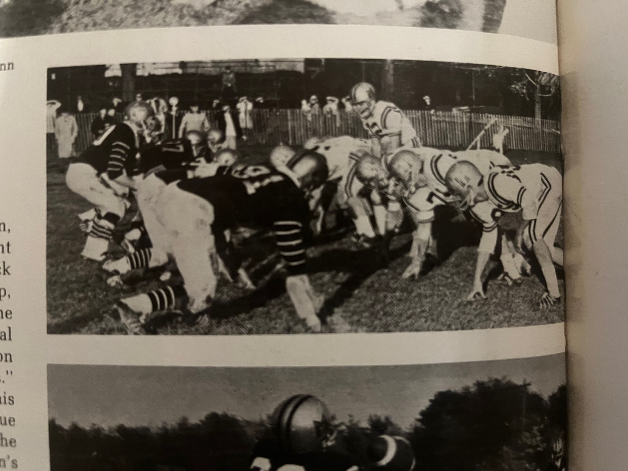 1970 Malvern Prep Football Team Offense playing Penn Charter