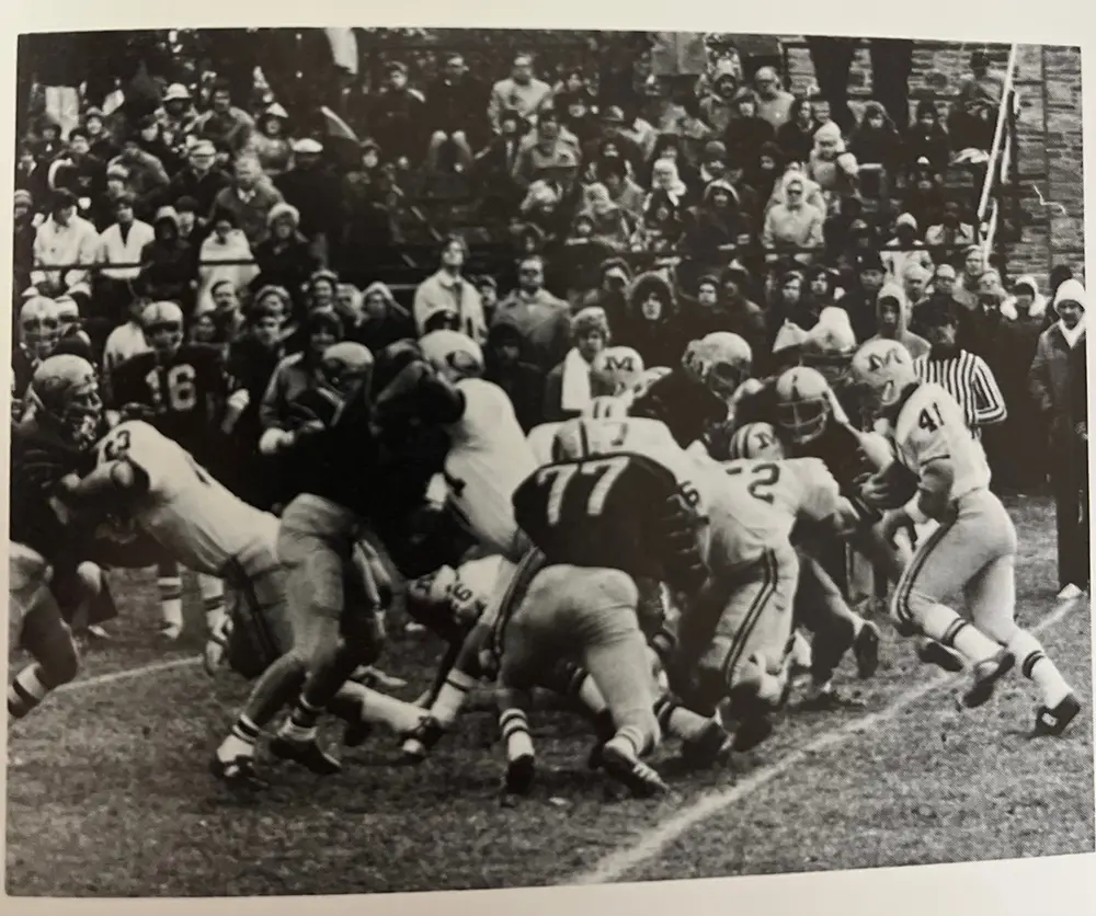 Malvern Offense bursting through the line