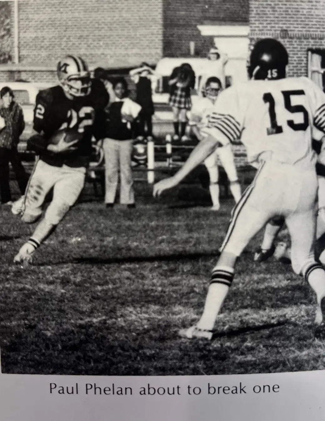 Paul Phelan about to break free