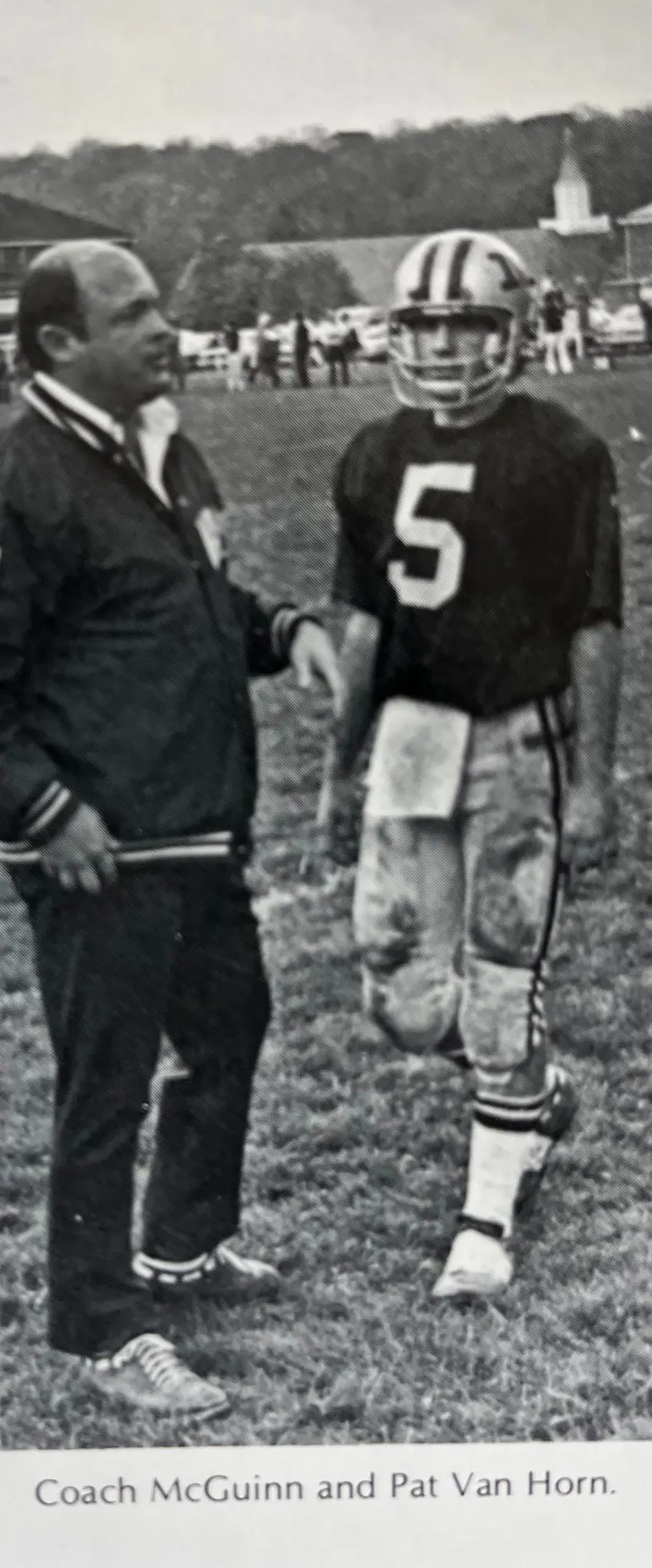 1977 Coach McGuinn and Pat Van Horn